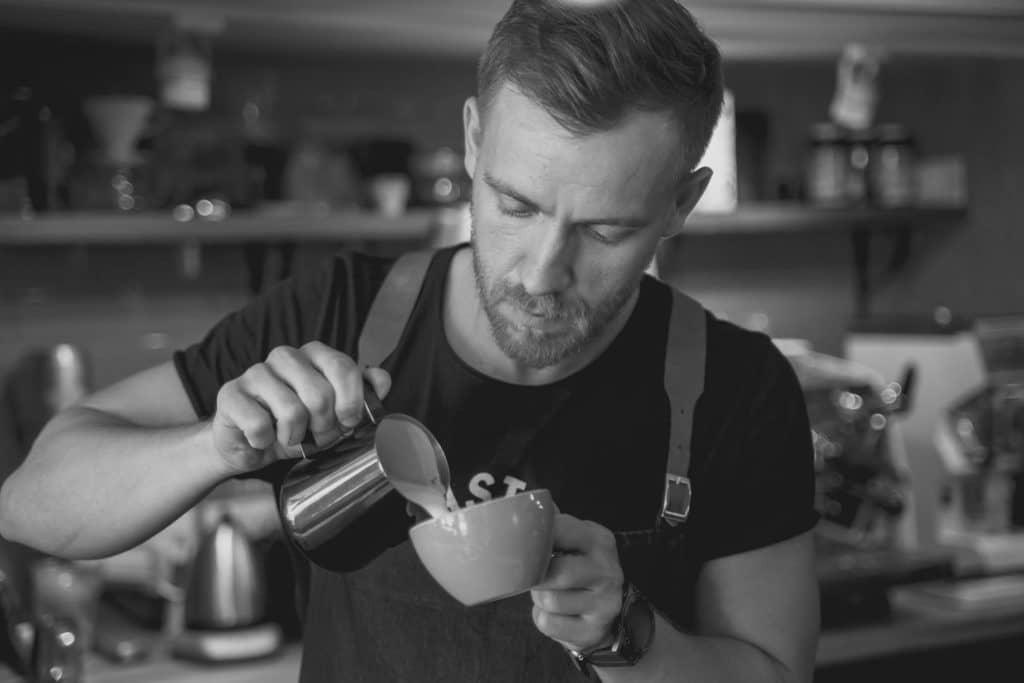 Our New Gray DIY Coffee Bar, an easy weekend project